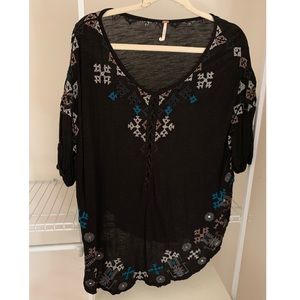 Black Free People Tunic